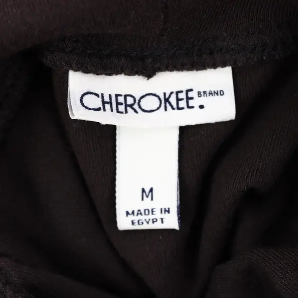 Cherokee Women's Medium Dark Brown Cotton Turtleneck Pullover Sweater