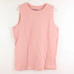 Garland Women's 100% Cotton Tank Top Light Pink Size Medium