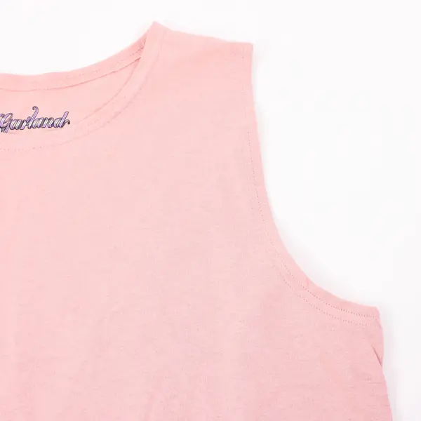 Garland Women's 100% Cotton Tank Top Light Pink Size Medium