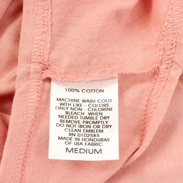 Garland Women's 100% Cotton Tank Top Light Pink Size Medium