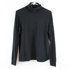 Cherokee Women's Black Cotton Turtleneck Sweater Size Medium
