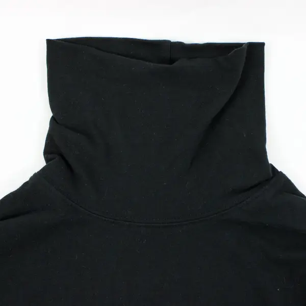 Cherokee Women's Black Cotton Turtleneck Sweater Size Medium