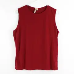 Susan Lawrence Women's XL Cherry Red Tank Top