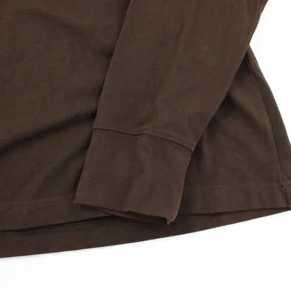 Cherokee Women's Medium Brown Cotton Turtleneck Pullover Sweater