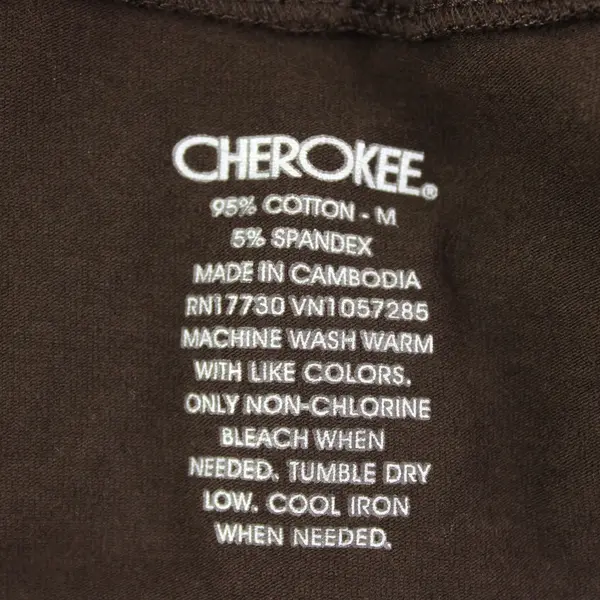 Cherokee Women's Medium Brown Cotton Turtleneck Pullover Sweater