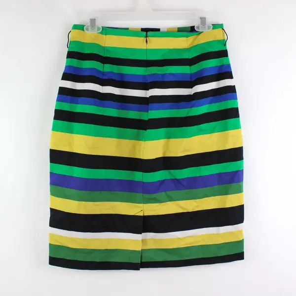 Worthington Women's Size 8 Multicolor Striped Knee Length Pencil Skirt