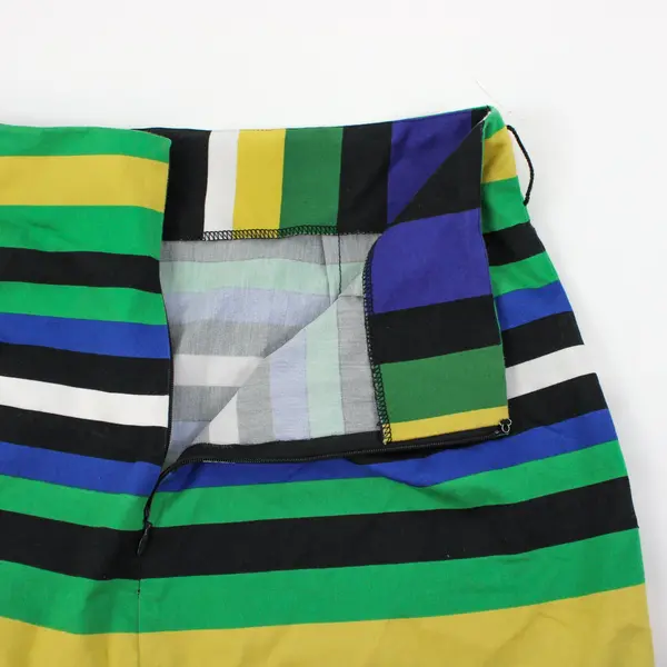 Worthington Women's Size 8 Multicolor Striped Knee Length Pencil Skirt