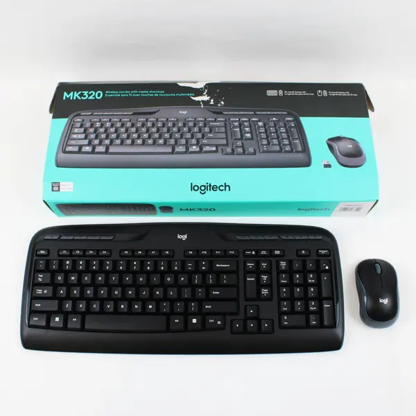 Logitech MK320 Wireless Keyboard Mouse Combo Full Size Numeric Keypad