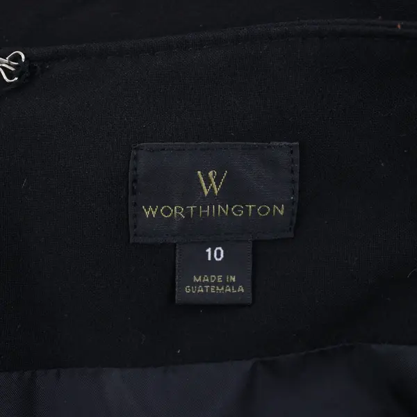 Worthington Women's Black Knee-Length Pencil Skirt Size 10