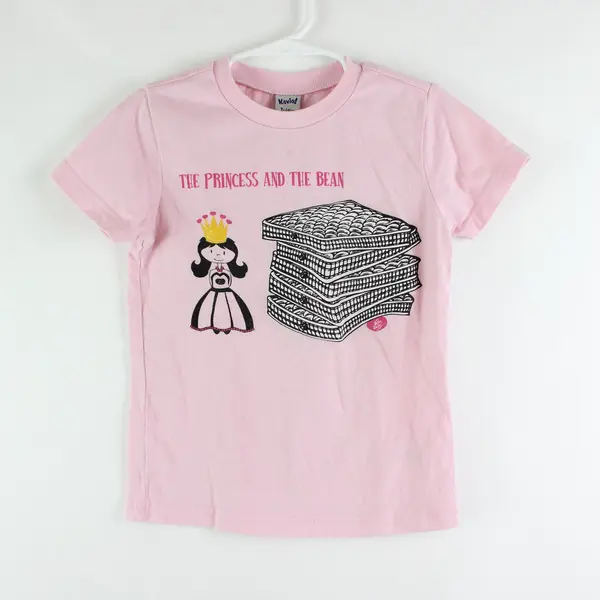 Kavio Princess And The Bean Jelly Belly Girls Pink T-Shirt Size 4T