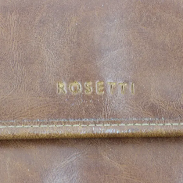 Rosetti Women's Small Brown Leather Backpack Multiple Compartments