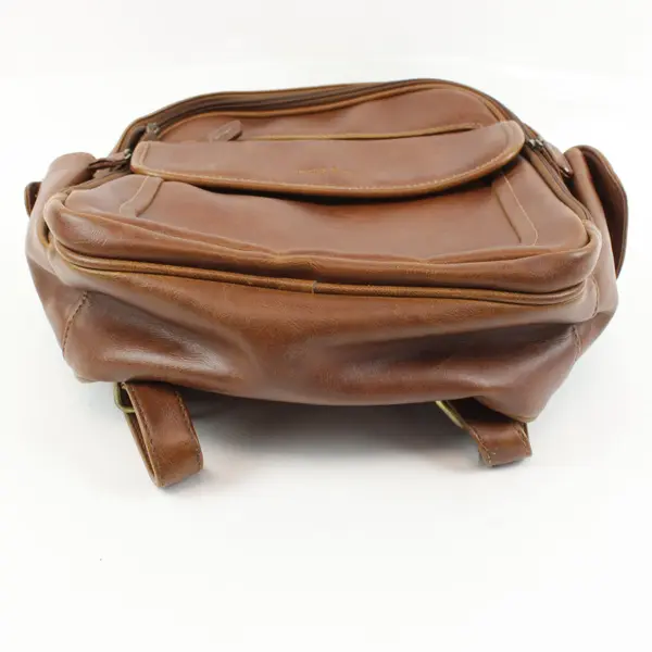 Rosetti Women's Small Brown Leather Backpack Multiple Compartments