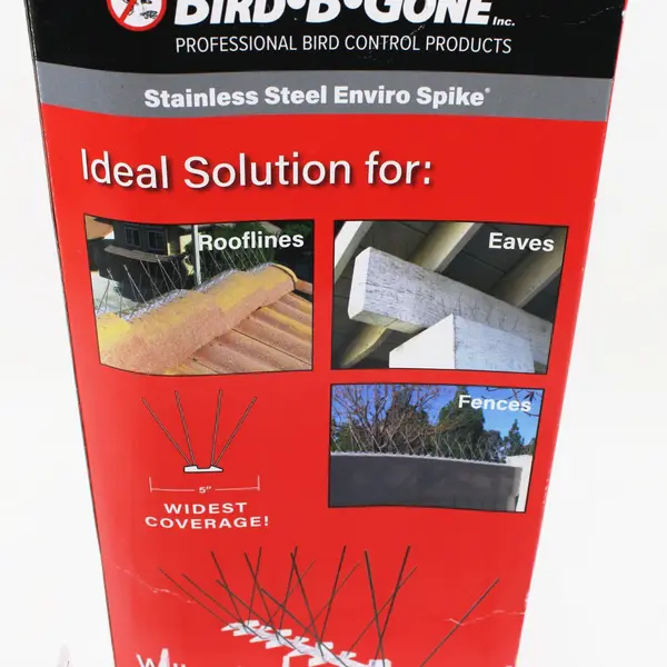 Bird-B-Gone Enviro Spike Stainless Steel Bird Spikes MMENV-10 10 ft