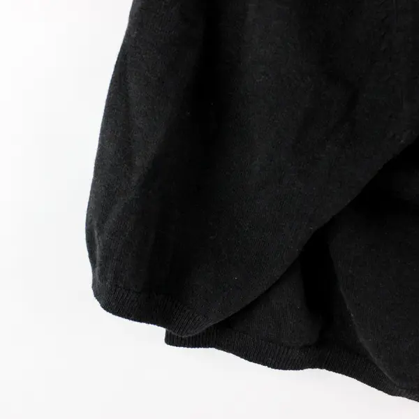 Apostrophe Women's Black Knit Bolero Shrug Medium Cropped Long Sleeve