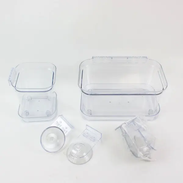 Lot of 2 Clear Plastic Aquarium Fish Breeding Acclimation Boxes