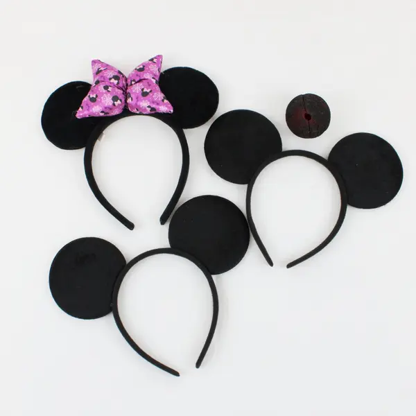 Disney Mickey & Friends Costume Set XL T-Shirt Nose Gloves Ears Shoe Covers
