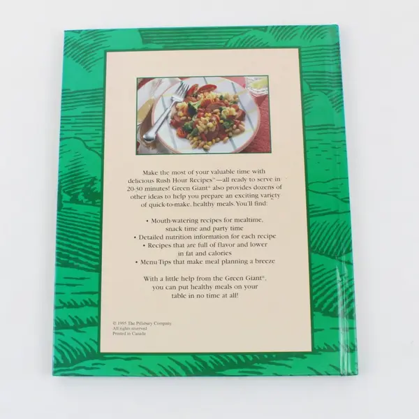 Green Giant Rush Hour Recipes Quick Dinner Ideas Cookbook