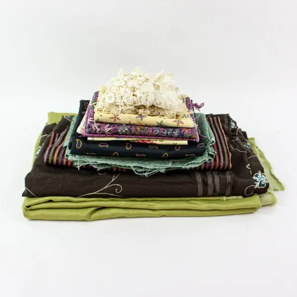 3.7 lb Fairy Whimsigoth Scrap Fabric Lot Sewing Quilting DIY
