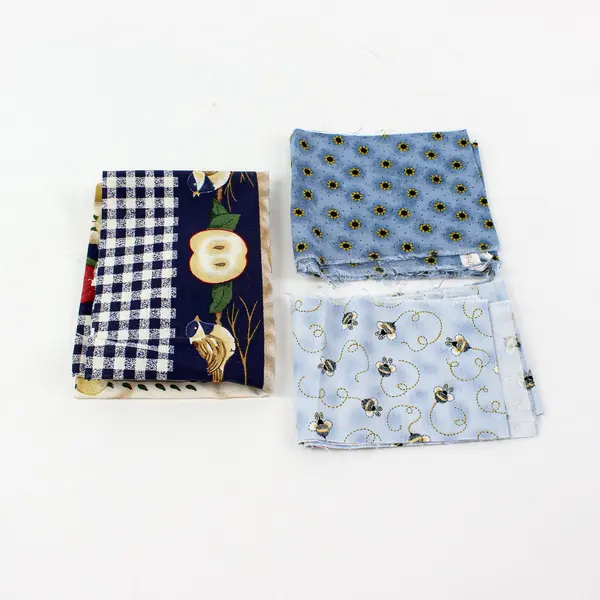 5.3 Lb Lot of Country Fabric Pieces Sewing Quilting DIY Crafts