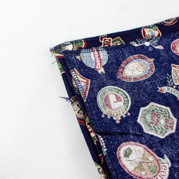 Golf Themed Scrap Fabric Navy Blue 2.5 Yards x 44 Inches Quilting Sewing