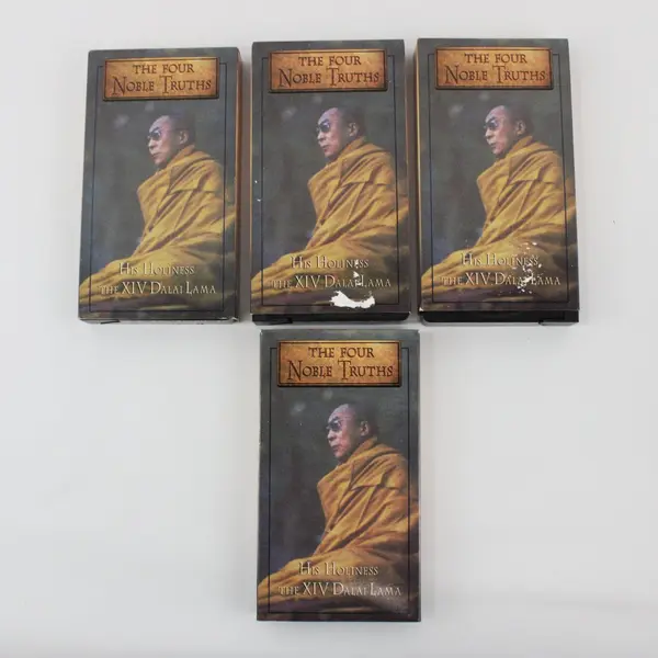 The Four Noble Truths 4-VHS Set XIV Dalai Lama Mystic Fire Video 1996
