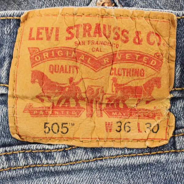 Levi's 505 Men's Regular Fit Jeans Medium Wash W36 L30