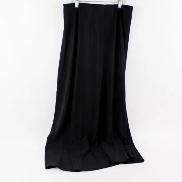 Briggs New York Women's Black Button Accent Maxi Skirt Medium