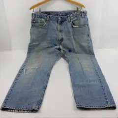 Levi's 505 Men's Jeans W38 L29 Medium Wash Distressed Straight Leg