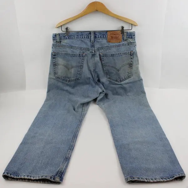 Levi's 505 Men's Jeans W38 L29 Medium Wash Distressed Straight Leg