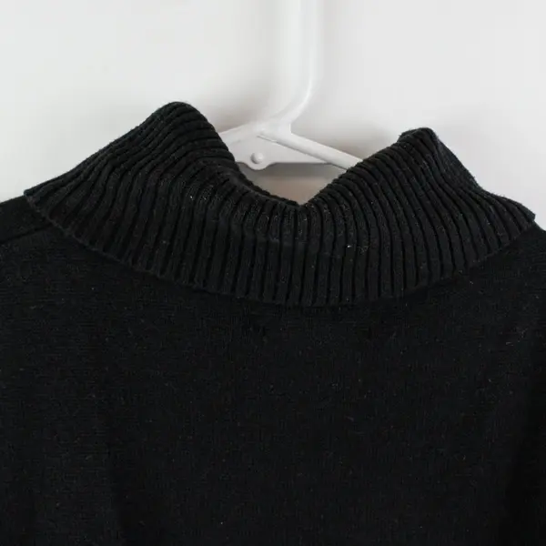 White Stag Women's Black Sleeveless Turtleneck Top Size Large 12/14