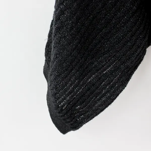 Mossimo Women's Small Black Sparkly Dolman Sleeve Open Front Cardigan