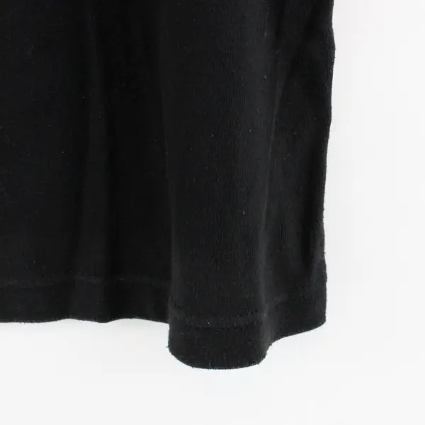 Erika Women's Black Cotton Blend Tank Top Size PM Sleeveless