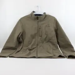 Eddie Bauer Men's Brown Fleece Full-Zip Jacket Size XL