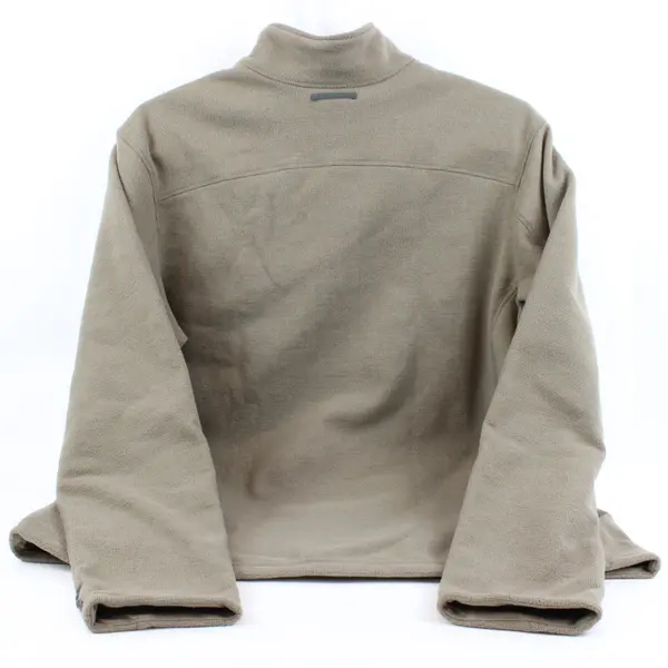 Eddie Bauer Men's Brown Fleece Full-Zip Jacket Size XL