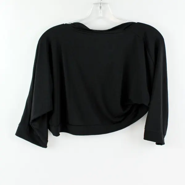 Dressbarn Collection Women's Black 3/4 Sleeve Bolero Size L