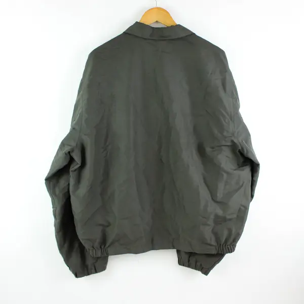 Dockers Men's XL Gray Brown Collared Zip-Up Jacket