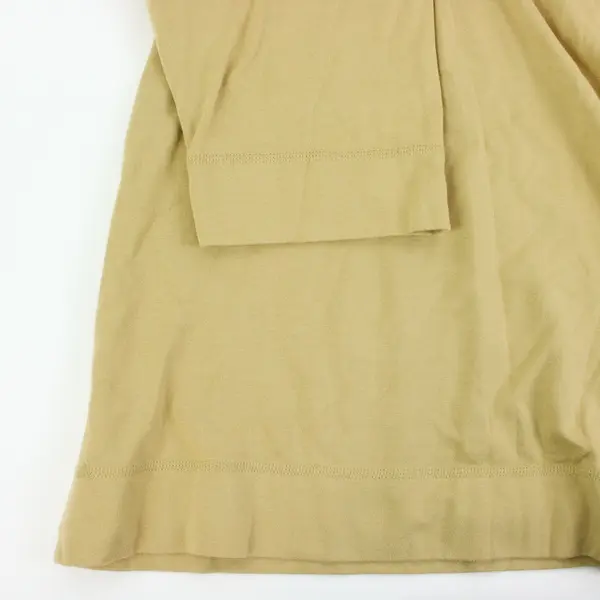 Denim & Co Women's Sandy Brown 3/4 Sleeve Button Accent Top 2X