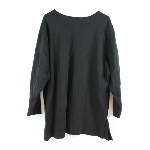 D&Co Essentials Women's Black Long Sleeve T-Shirt Size 2X