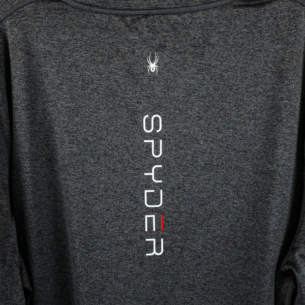 Spyder Swim Men's XL UPF 50+ Long Sleeve Rash Guard Dark Grey