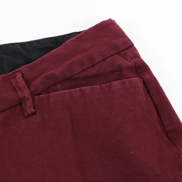 Worthington Women's Burgundy Slim Ankle Capris Size 14P
