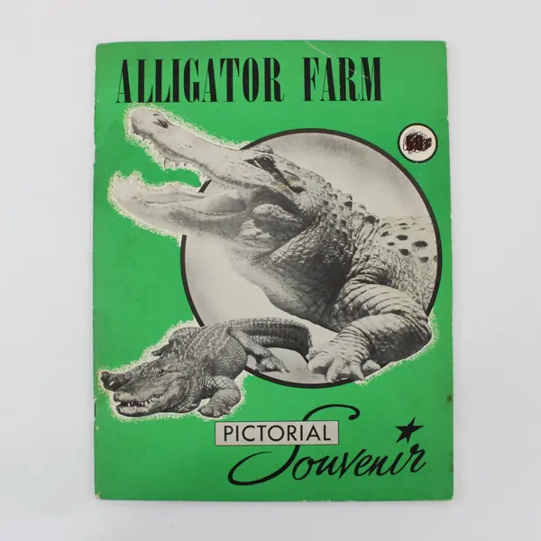 1949 Alligator Farm Pictorial Souvenir Booklet California USA