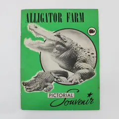 1949 Alligator Farm Pictorial Souvenir Booklet California USA