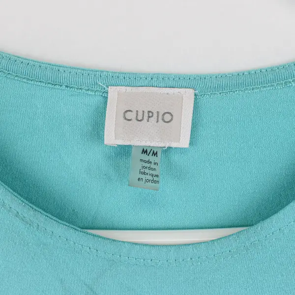 Cupio Women's Teal Long Sleeve Shirt Size M
