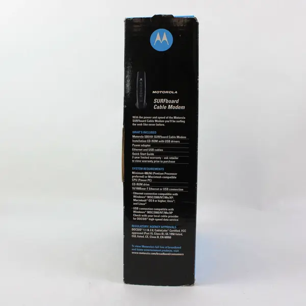 Motorola SURFboard SB5101 DOCSIS 2.0 Cable Modem High Speed Internet