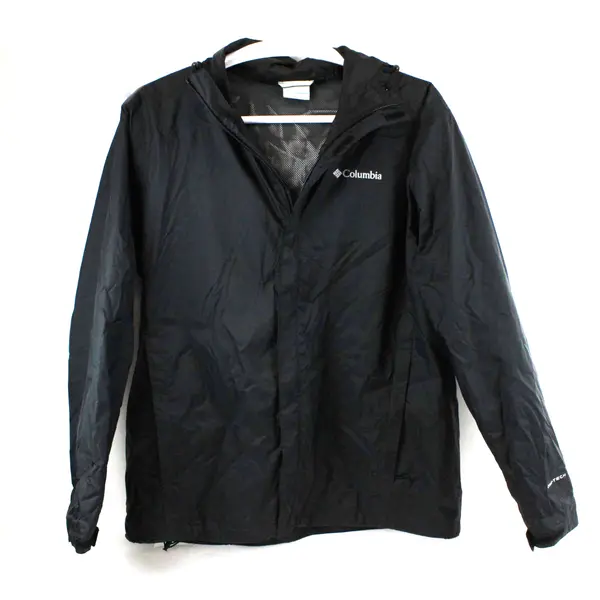 Columbia Men's Large Black Windbreaker Jacket