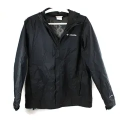 Columbia Men's Large Black Windbreaker Jacket