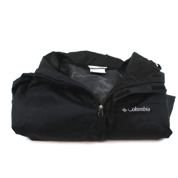 Columbia Men's Large Black Windbreaker Jacket