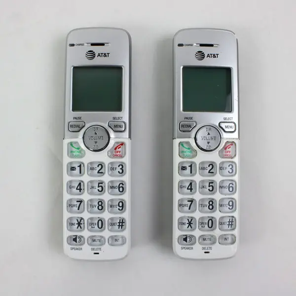 AT&T EL52303 DECT Cordless Phone System 2 Handsets Caller ID Untested