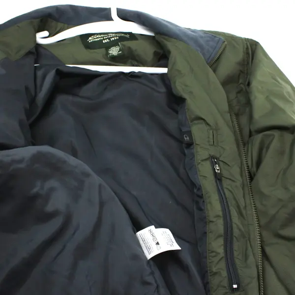 Eddie Bauer Men's XL Army Green Full Zip Jacket