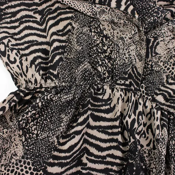 VTG 80s Tabby of California Women's 1980s Animal Print Dress Size 14